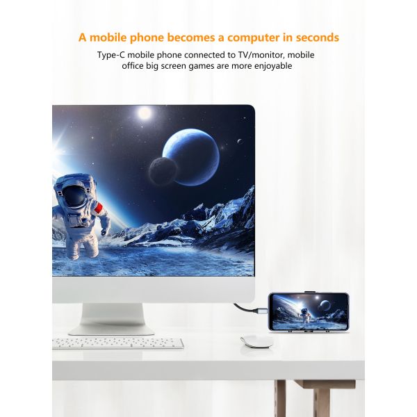 OCC 100W PD 7 In 1 Port Powered USB C Hubs 5Gbps Data Transfer