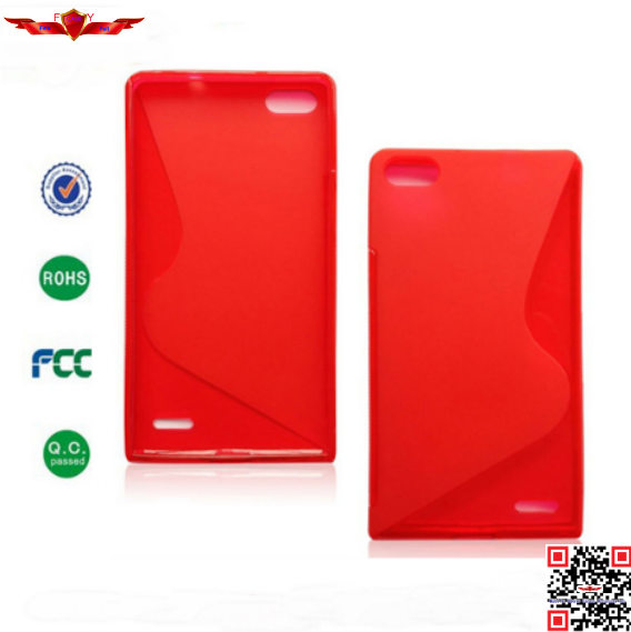 Wholesale Newest Durable Soft Matte TPU Cover Case For Huawei Ascend P7 High Quality