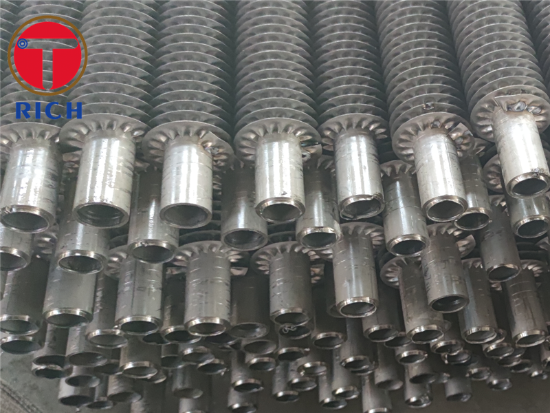 Fin Cooler L Type Wound Finned 40mm Wt Heat Exchanger Tubes