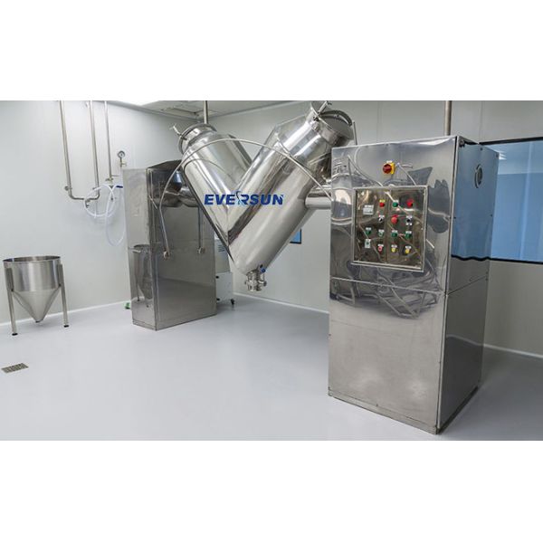 Customized Mixing Process V Type Powder Mixer With Effective Volume 5-2500 L
