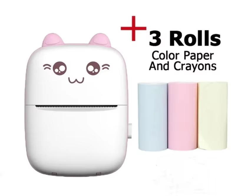 C9 Bluetooth Mini Thermal Printer Portable HD Wireless Printing Self-adhesive Paper for Label/Picture/Photos/Receipts/Notes/List