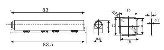 BD011 Cabinet Door Buffer
