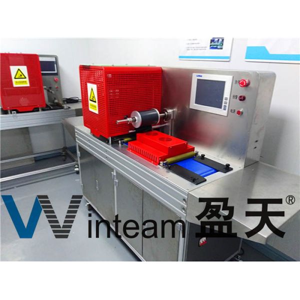 PLC Control Ind Number Plate Making Machine , Car Number Plate Machine With Conveyor