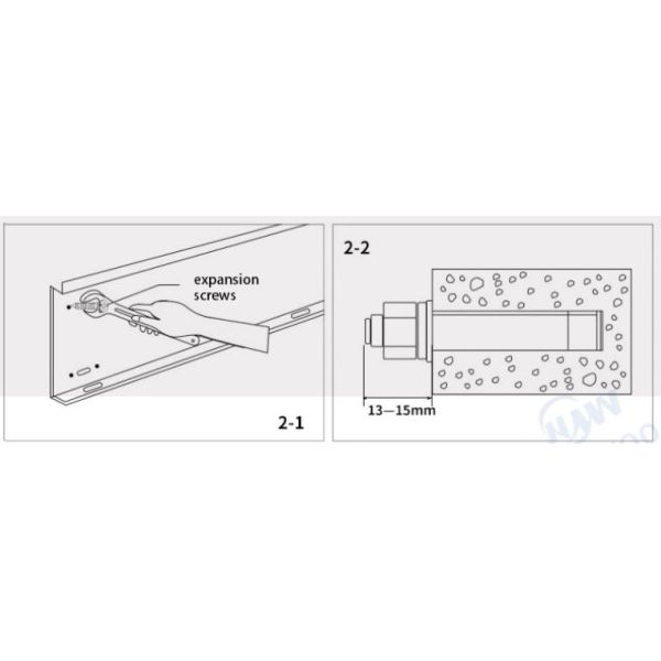 Metal Casing 120mm Cross Flow Air Curtain For Entrance Door Warehouse