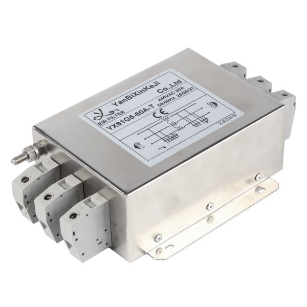 Three Phase Filter 150K-30MHz 380V 50A EMI/RFI Filter For Photovoltaic System