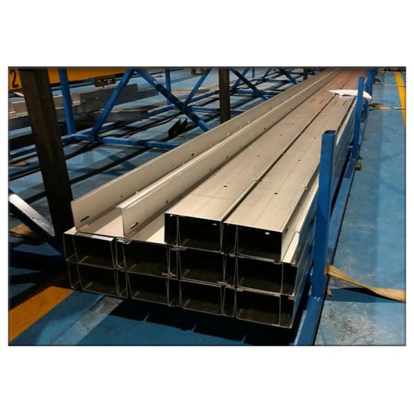 High Speed Channel Cable Tray Roll Forming Machine Line With Servo Flying Cutoff