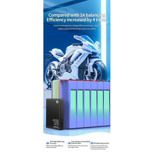 Enerkey 4A Smart Li-ion Balancer 2-24S Intelligent Equalizer For Industrial Energy Storage