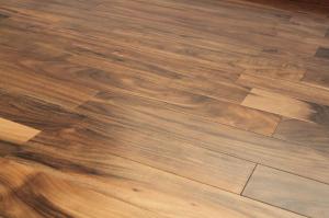 China smooth Small Leaf Acacia/Asian Walnut Engineered Hardwood Flooring wholesale