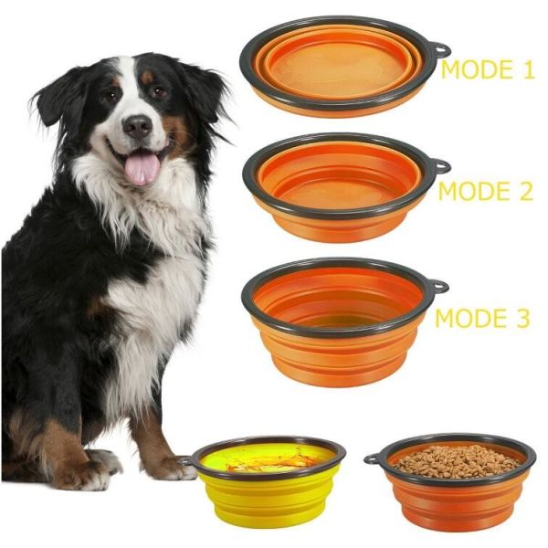 Lovely Personalized portable pet dog food water bowl ceramic plastic, Drink Dispenser Dog Cat Feeder Water Bowl, pet bow