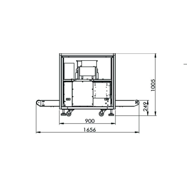 Shoes Scanning X Ray Parcel Scanner With More Than 120000 Jpg Images Storage