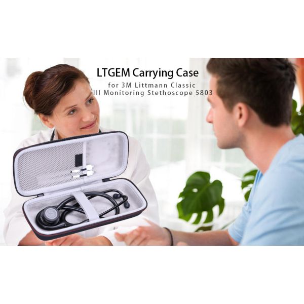 Outdoor 4.5" W Eva Stethoscope Storage Case Perfect Fit
