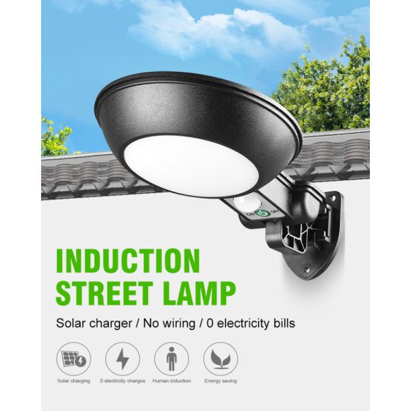 Water Resistance 500LM 5.5v 2.5w Solar Motion Sensor Wall Light FCC Certified