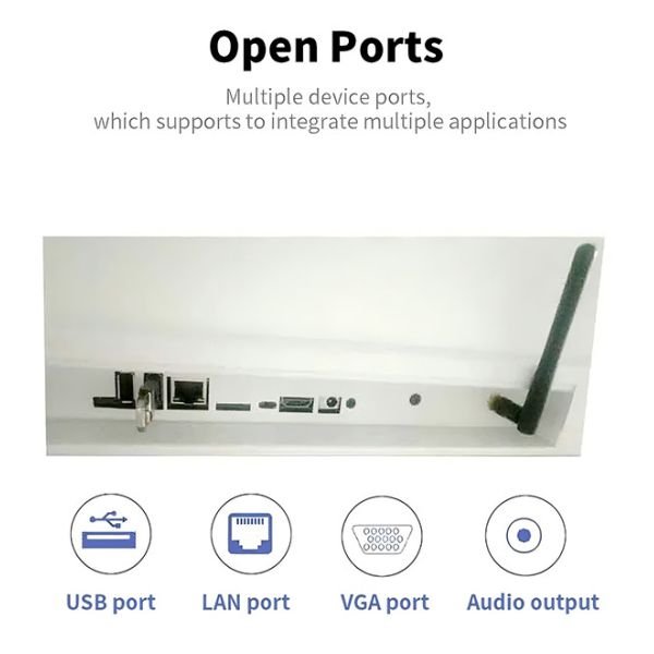 Trade Shows & Events Transparent LCD Display 43in LCD See Through Display