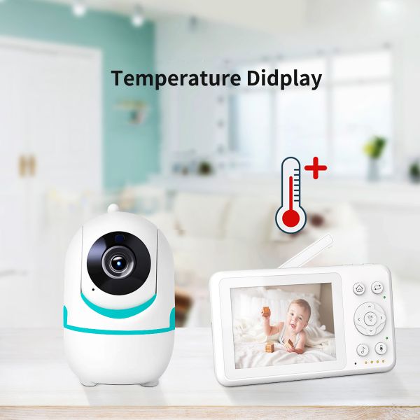 Glomarket Infrared Night Vision Zoom Baby Monitor Camera Two Way Audio With Lullaby