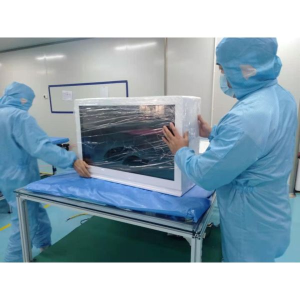 400nits 86" Portrait Transparent LCD Display FCC For Trade Show