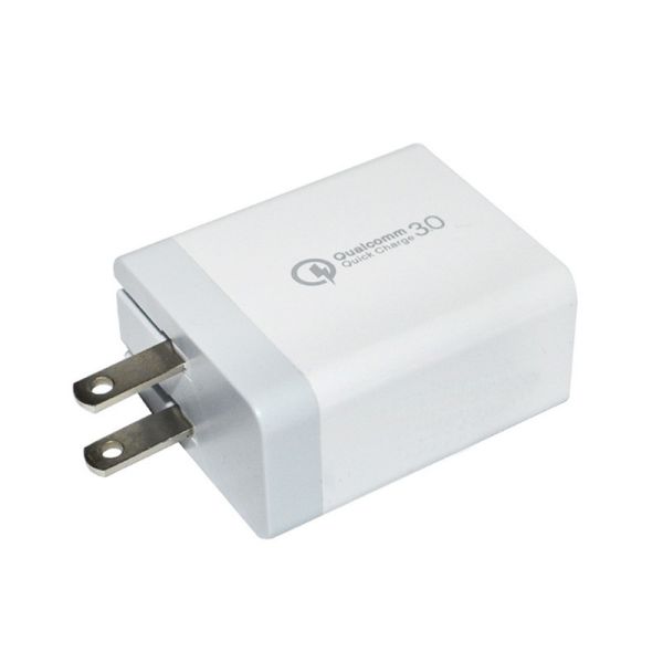 3 Port USB Wall Chargers 240VAC 60Hz QC 3.0 For Travel EU US Adapter ROHS