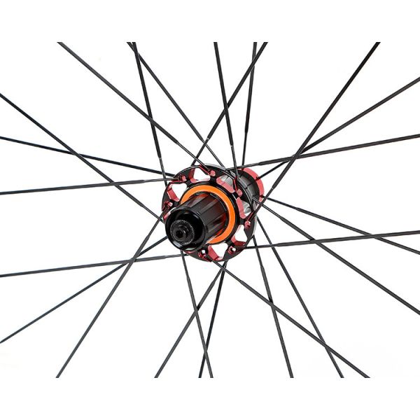 OEM Four Axle Alloy Road Bike Wheels , Aluminum Wheelset 700C Quick Release