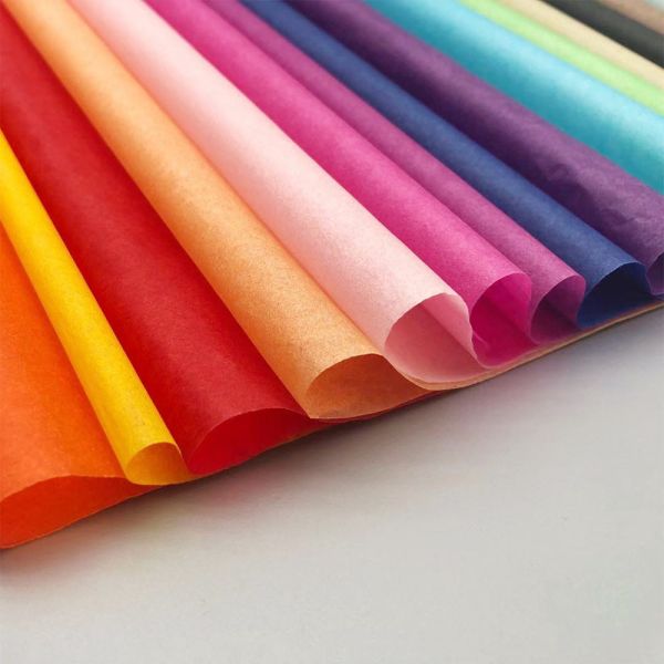 recyclable 17gsm Black Kraft Wrapping Paper 100% Virgin Wood Pulp