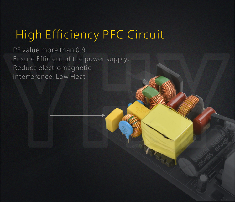 High Efficient Universal AC DC Power Adapter Output 24 Volt 4.5 Amp