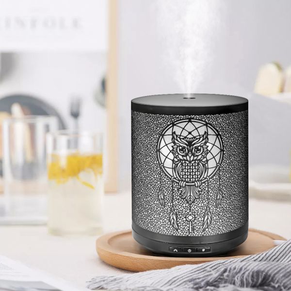 Home 30m3 25ml/H 260ml Ultrasonic Metal Aroma Diffuser
