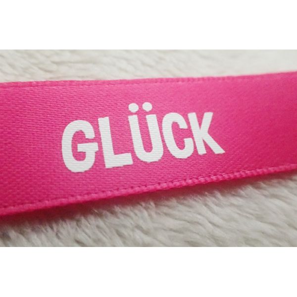 16MM Double Sided Smooth Screen Printed Labels Custom Printed Fabric For Doll