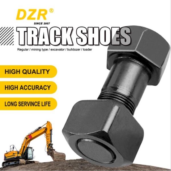 Grade 12.9 Excavator and Bulldozer Sprocket Segment Bolt Nut from Manufacturing Plant