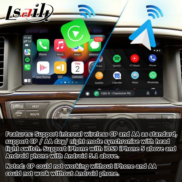 Lsailt Wireless Carplay Android Auto Interface For Nissan Pathfinder R52 IT08 08IT