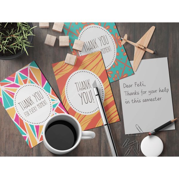 Custom Logo Paper Greeting Cards Offset Printing Invitation Greeting Cards