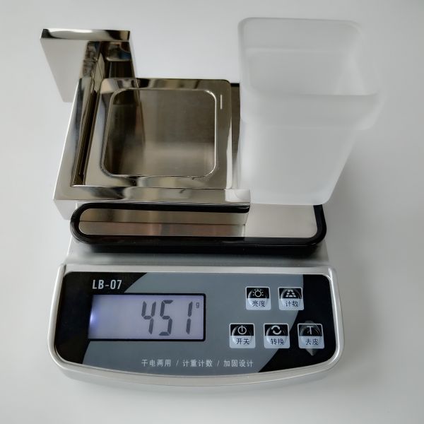 Square Soap Dish Toothbrush Holder Sus304 Wall Mounted Bathroom Tumbler Holder