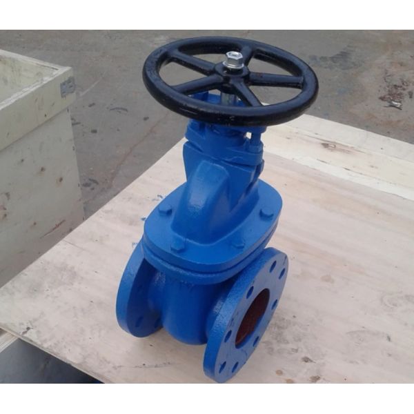 DN150 PN10 GG25 non-rising stem flanged gate valve
