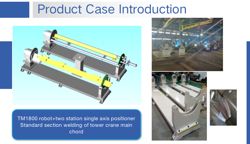Industry Robotic Workstations 6 Axis Welding Intelligent For Trike Motorcycles Frame