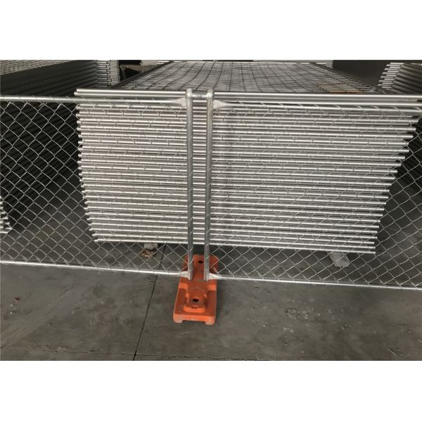 American Standard Temporary Construction Fencing Panels 6'height x12'width Mesh 63mmx63mm Diameter 2.7mm 100gram/sqm HDG