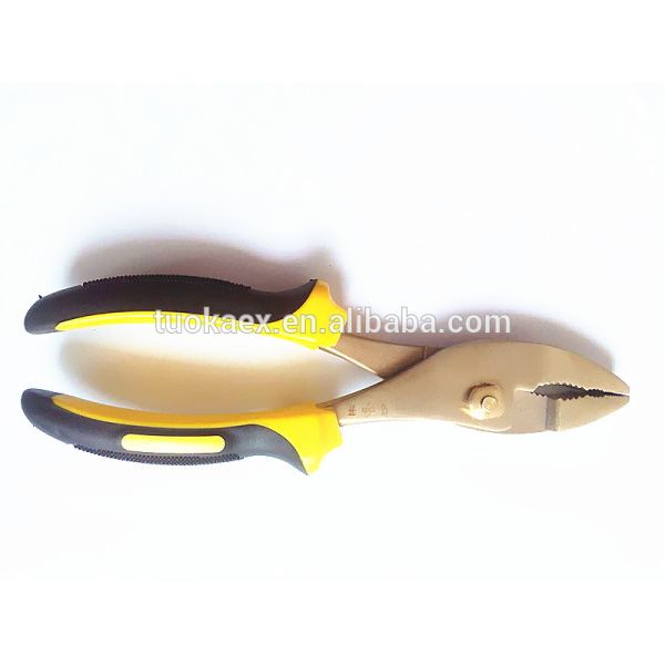 Non sparking spark-resistant slip joint pliers