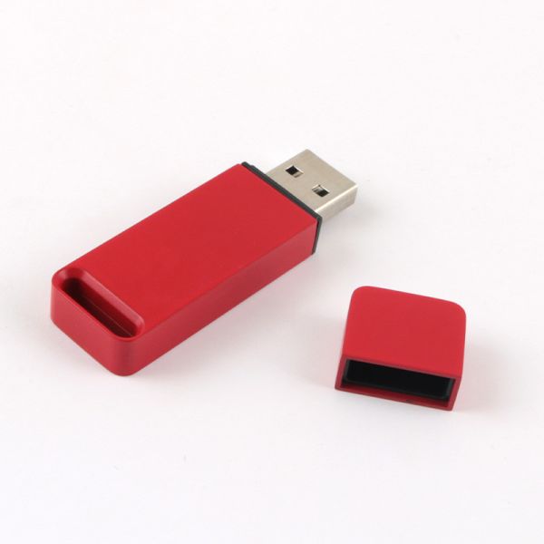 Baking Paint Surface USB 3.0 Flash Drive OEM Body Color And Logo With Red Color