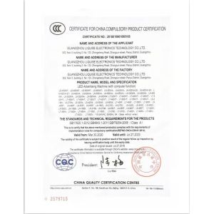 Guangzhou longqishi Electronic Technology Co., Ltd Certifications