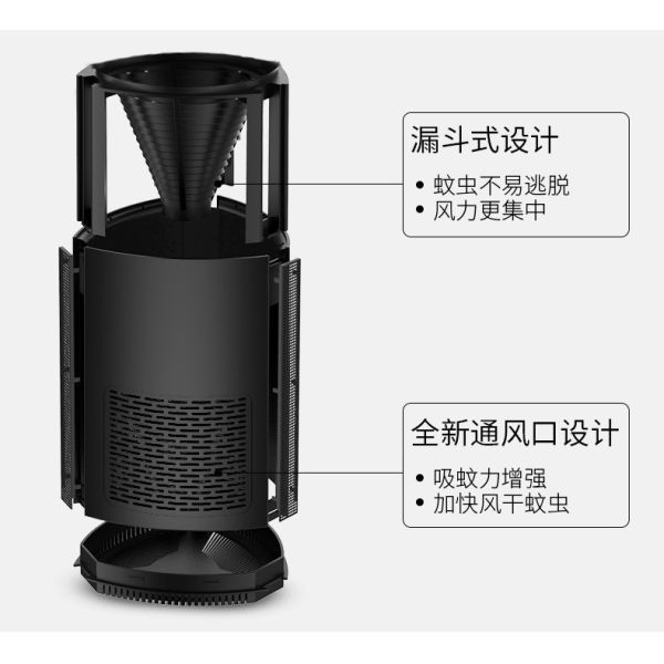 Electronic Insect Killer Mosquito Trap Bug Zapper Mosquito Killer Lamp Eliminates Flying Pests Gnat Trap with light