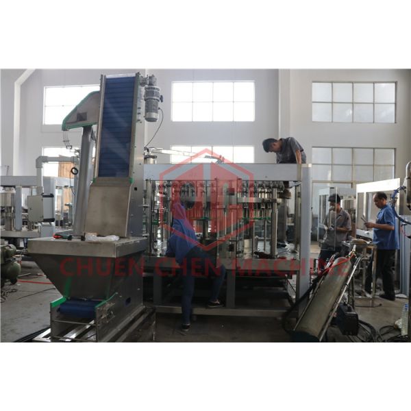 Plastic Bottle Beer Filling Machine With Co2 Injection System Brewery