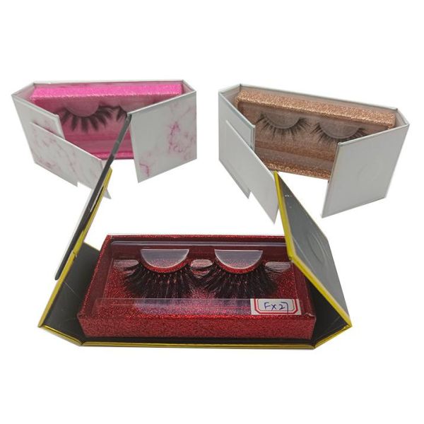 Magnetic Closure Foldable Eyelash Packaging Rigid Gift Box For Luxury Gift Sets