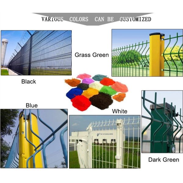 Galvanized Iron Wire Mesh Fence , Easily Assembled Pvc Coated Fence