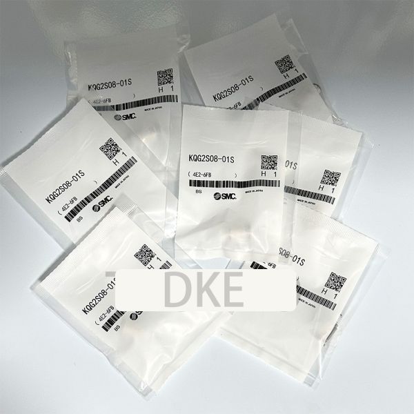 KQG2S08-01S Pneumatic Pipe Fittings Air Compressor Connectors With Sealant