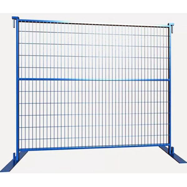 Power Coated Movable Temporary Fence 6x10ft Welded Fencing Simple Structure