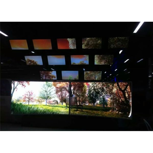 110 Inch Advertising LED Billboard , Interactive Touch Screens For Exhibition Room