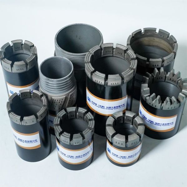 NQ Impregnated Diamond Bit Wedge type Good Fluid evacuation