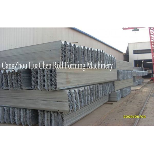 High Speed Metal Sheet Forming Equipment For Highway Guardrail