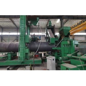 China Diameter 508-2200mm Spiral Welded Pipe Mill Line With Hydraulic System wholesale