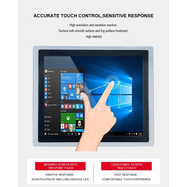 12.1 Inch Multifunction Touch Screen Monitor Industrial Lcd Computer Self Service Kiosk