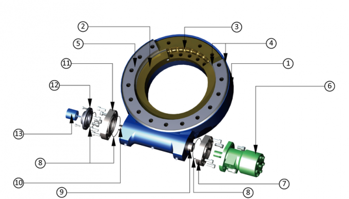 china tracker worm drive manufacturer ,dual axis tracker worm drive supplier