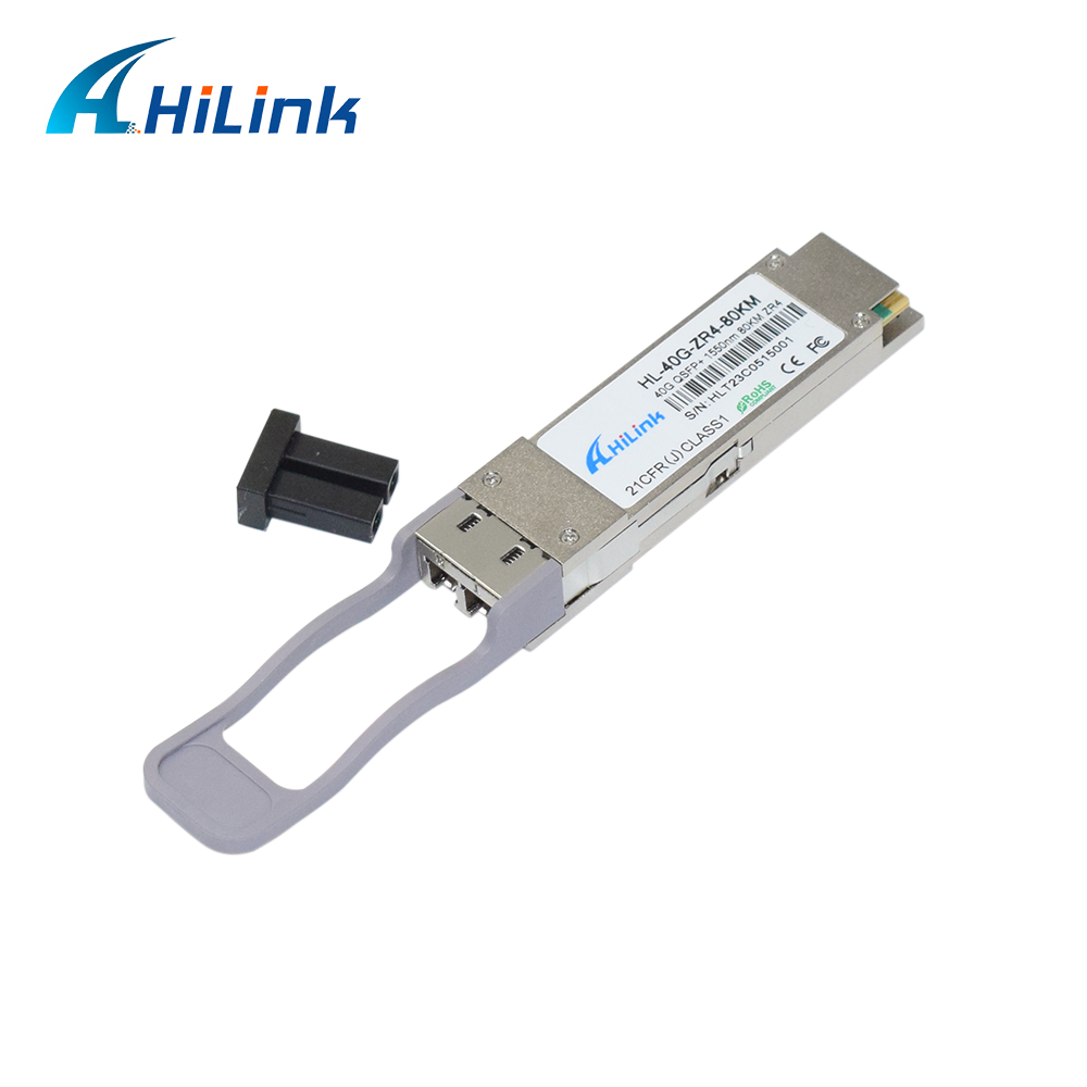 40G QSFP+ ZR4 80KM 1310nm Optical Transceiver Module LC Connector