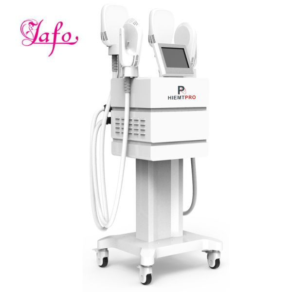 Newest Multifuntion 4 handles ems electromagnetic build muscle burn fat slimming machine hiemt for slimming