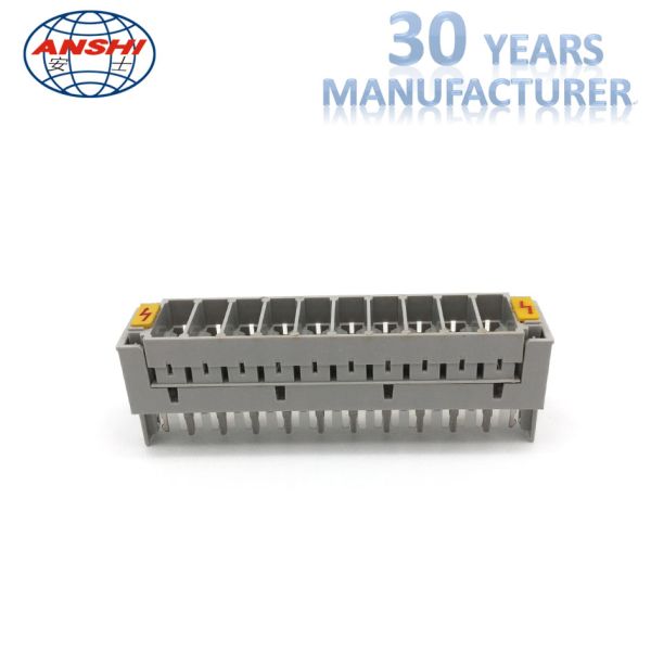 ANSHI 10 Pairs 3 Pole Gas Tube Arrester LSA Plus Module Overvoltage Protection